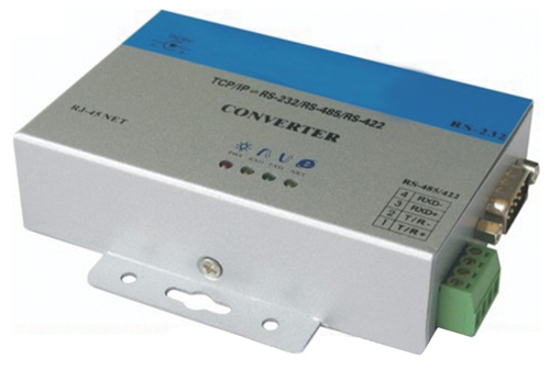 TCP/IP到RS232/RS422/RS485網絡轉換器