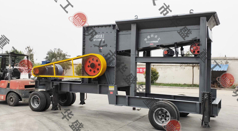 移動對輥制砂機(jī)處理鵝卵石怎么樣?多少錢一臺?